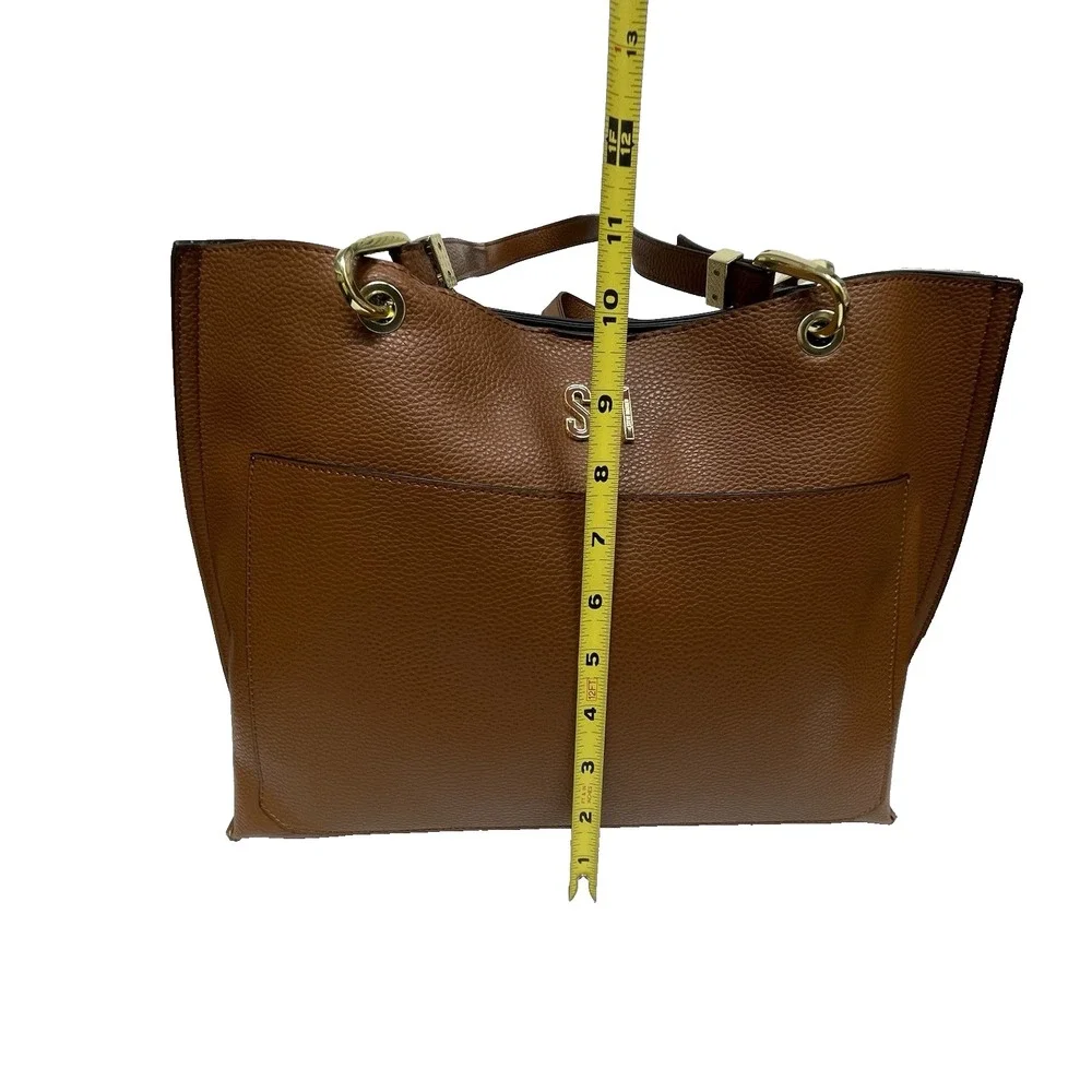 Steve‎ Madden Bdonnaa Tote Natural Handbag Shoulder Straps Pouch Large Purse